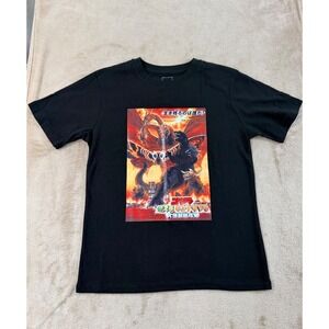 Godzilla Mothra King Ghidorah Giant Monsters Attack T-Shirt Mens M Black NEW 1